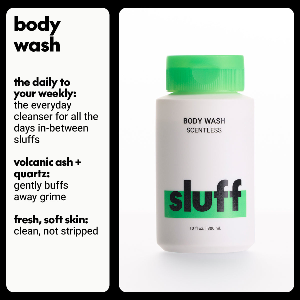 body wash scentless
